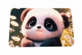 Cute Panda Silicone Bathroom Mat – 23 × 16 in | Easy to Clean Floor Mat