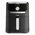 T-Fal Easy Fry & Grill Precision 2-in-1 Air Fryer, 4.4QT Capacity, Adjustable Temperature Control, 60-Minute Timer, Grill Plate Included, Black