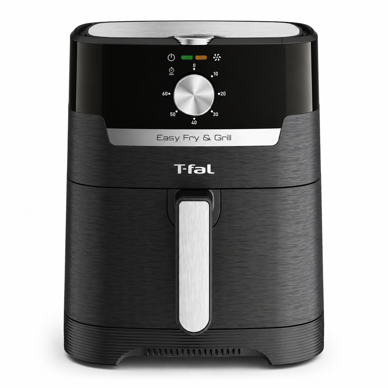 T-Fal Easy Fry & Grill Precision 2-in-1 Air Fryer, 4.4QT Capacity, Adjustable Temperature Control, 60-Minute Timer, Grill Plate Included, Black