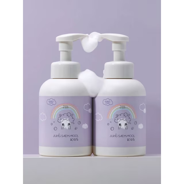 JUNGSAEMMOOL KIDS Mild Bubble Foam Facial & Body 450ml Best Before 1/16/2027