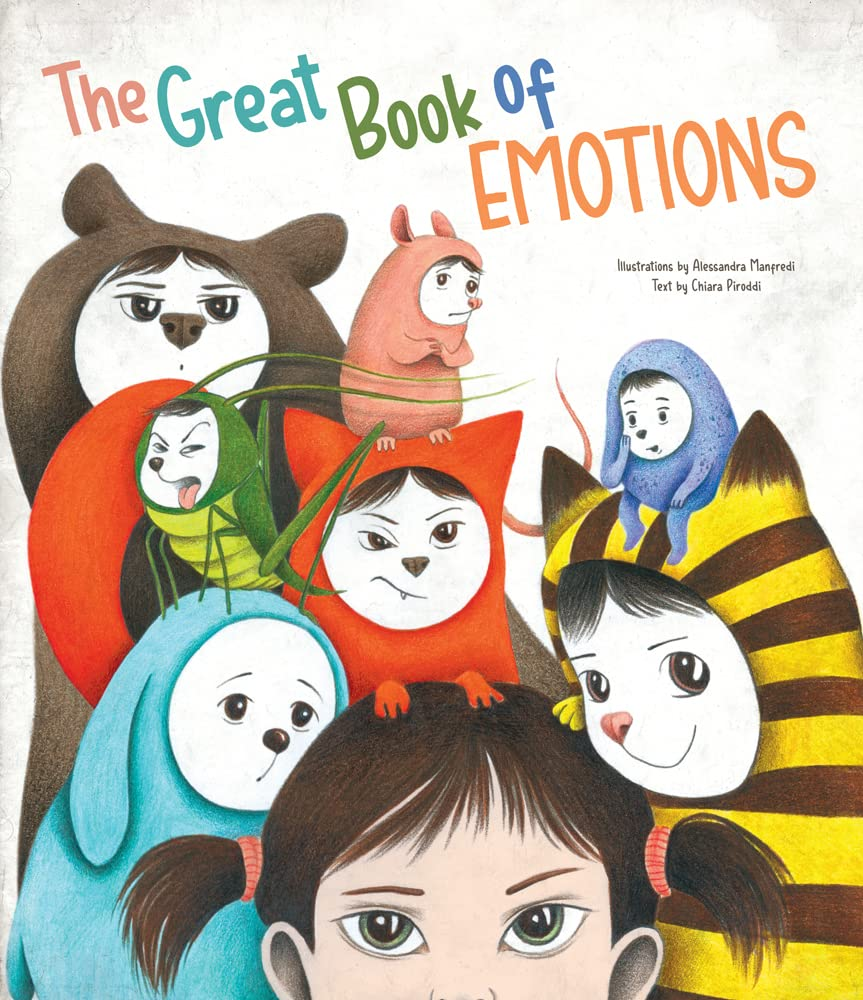 The Great Book of Emotions Hardcover Children's Book in English by Chiara Piroddi, 48 Pages