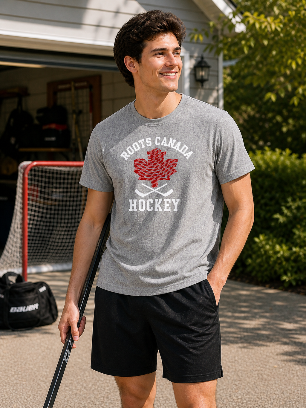 Casual Hockey Graphic T Shirt Cotton Short Sleeve Crew Neck Sports Tee