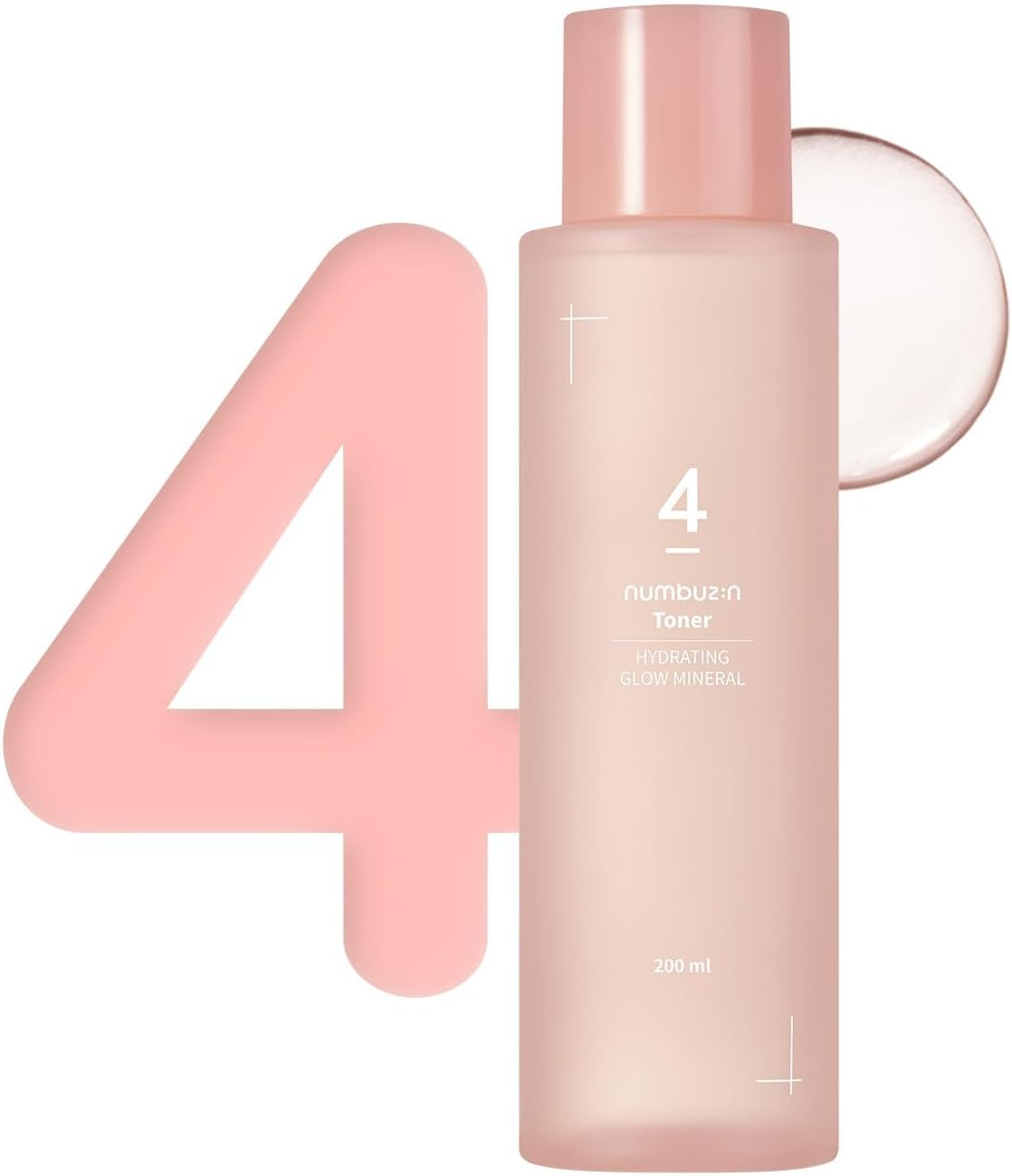numbuzin No.4 Hydrating Glow Mineral Toner 200ml Best Before 1/3/2027