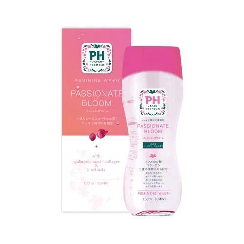 PH Japan Premium Feminine Wash – Passionate Bloom Intimate Cleanser with Hyaluronic Acid & Collagen (150ml)