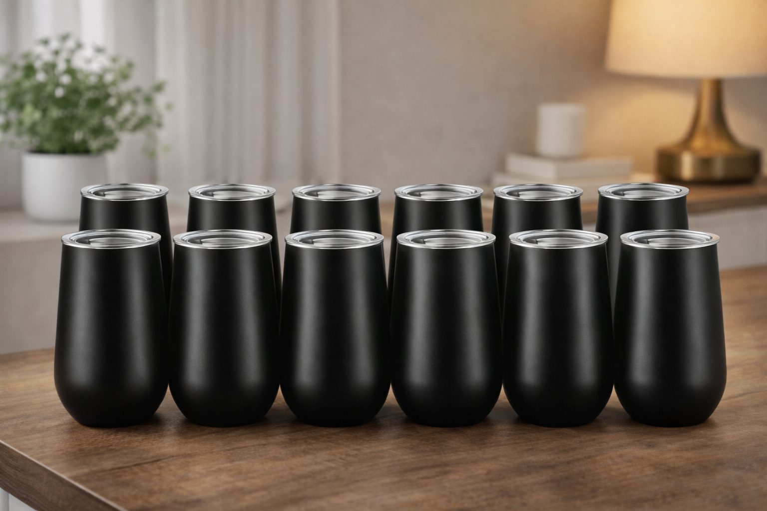 6 oz Stainless Steel Champagne Tumbler Stemless Glasses with Lid, Double Wall Insulated Travel Mug Perfect for Wine, Coffee, Drinks, Champagne, Cocktails, Colorfu