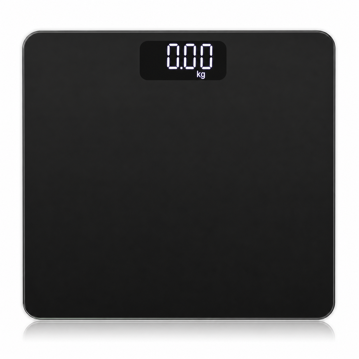 Digital Body Weight Scale LCD Display Bathroom Scale High Accuracy Personal Scale Step On Tempered Glass