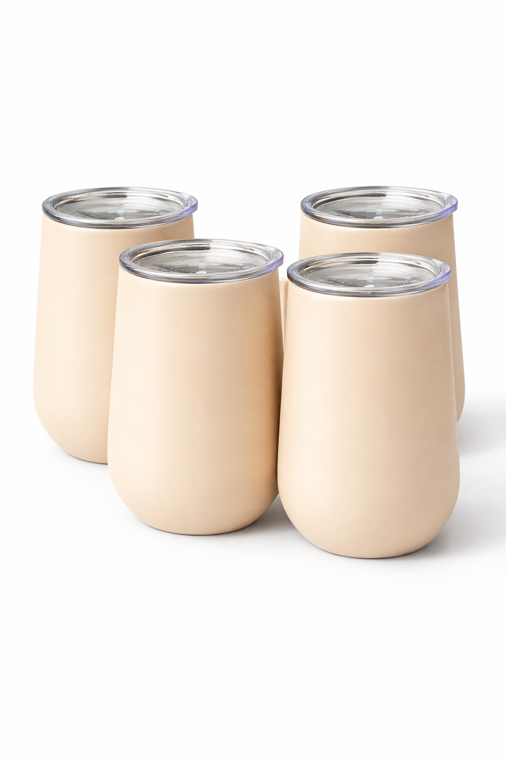 6 oz Stainless Steel Champagne Tumbler Stemless Glasses with Lid, Double Wall Insulated Travel Mug Perfect for Wine, Coffee, Drinks, Champagne, Cocktails, Colorfu