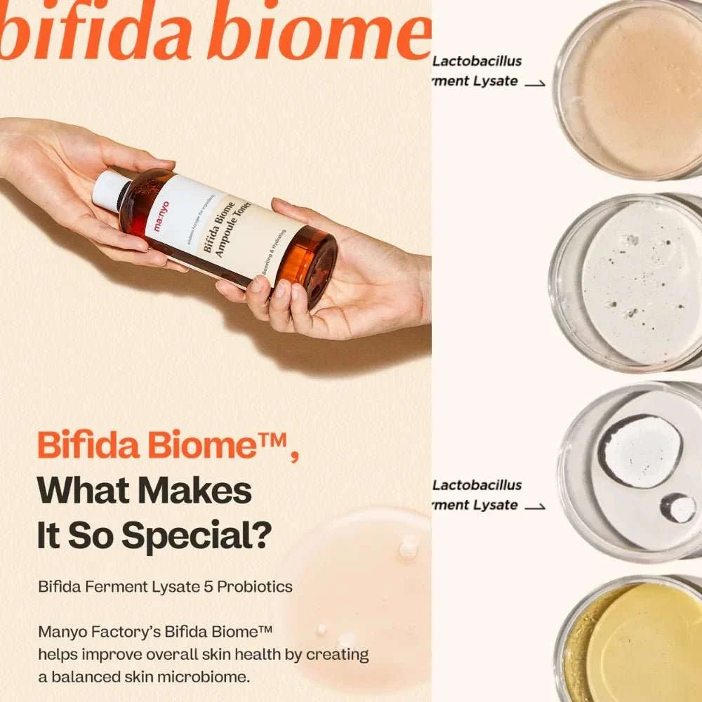 manyo Bifida Biome Ampoule Toner 400ml Best Before 1/26/2027