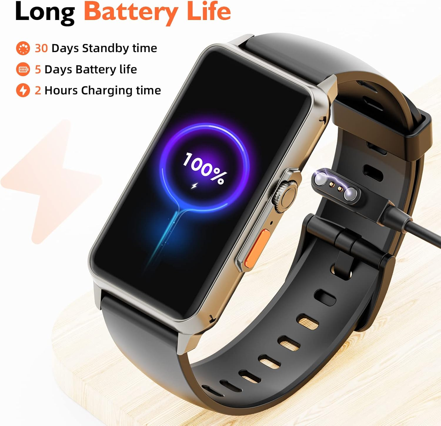 1.57" Bluetooth Smart Watch with Calling Function – Activity Tracker for Android & iOS