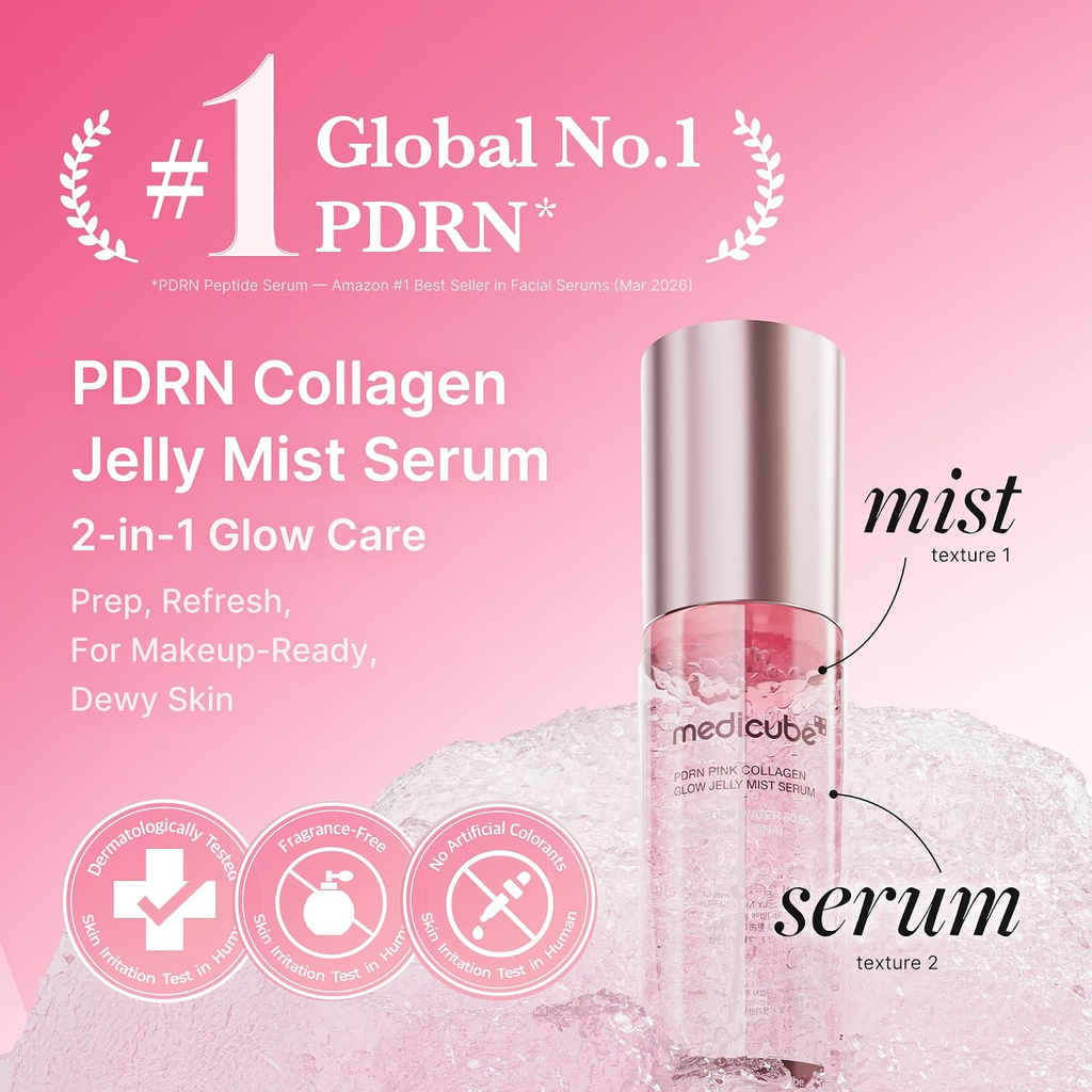 medicube PDRN Pink Glutathione Serum Mist100ml Best Before 2027-09-17