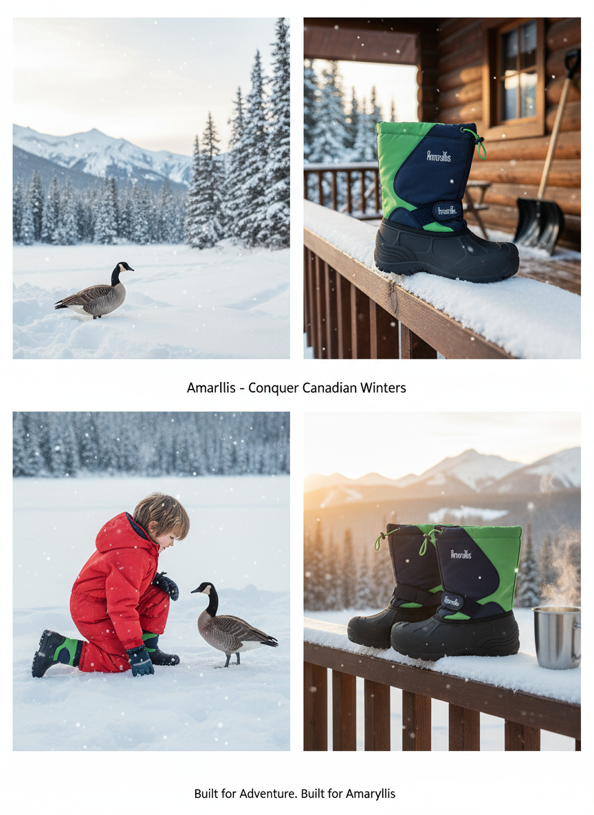 Kids' Waterproof Winter Snow Boots with Warm Lining | Neighbor Buy