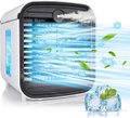 Portable USB Desktop Cooling Fan with Water Tank and Adjustable Speeds