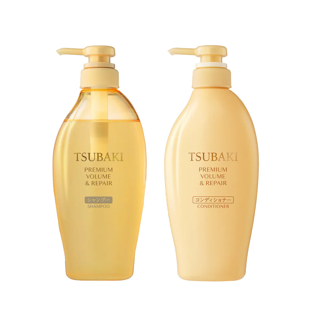 Shiseido TSUBAKI Premium Volume & Repair Shampoo & Conditioner Set